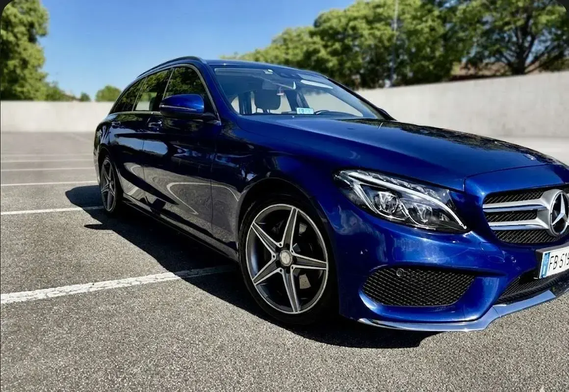 Occasion Mercedes C200 AMG line 136 ch (100 kW) 2016 Bleue Break