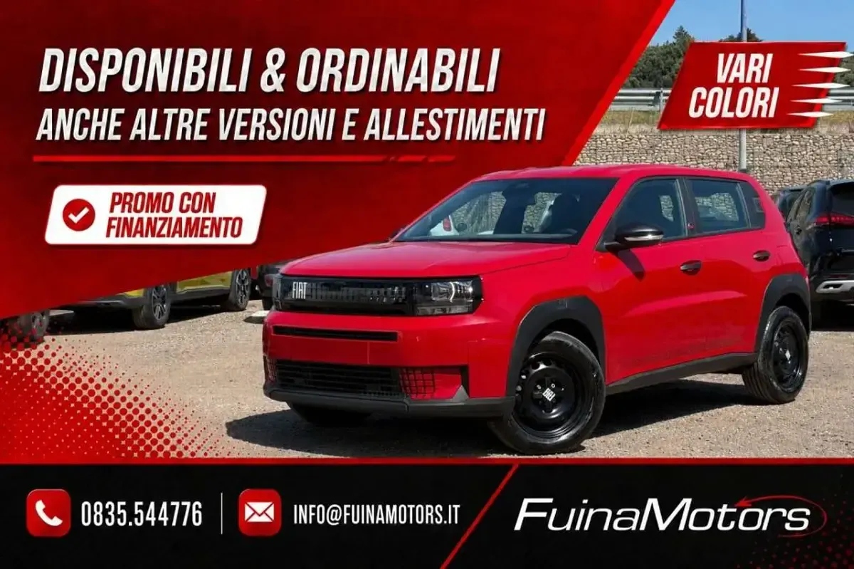 Ny Fiat Grande Panda Pop 101 HK (74 kW) 2026 Blå Halvkombi