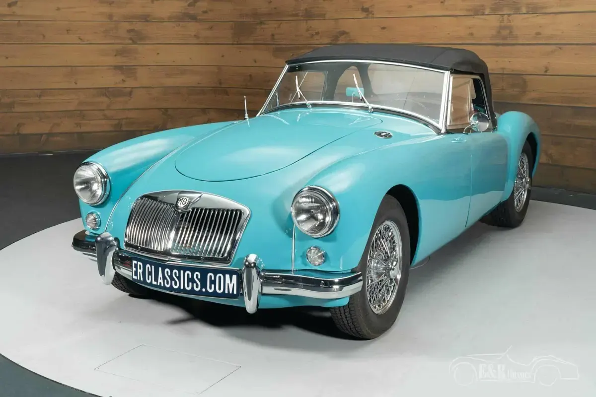Usata MG MGA 72 CV (52 kW) 1958 Blu Cabrio