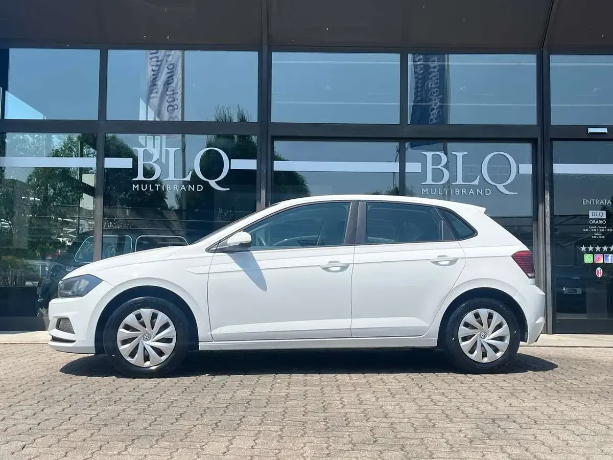 Usata VW Polo Trendline 65 CV (47 kW) 2018 Bianco Utilitaria