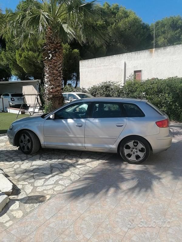Usata Audi A3 140 CV (102 kW) 2007 Grigio Utilitaria