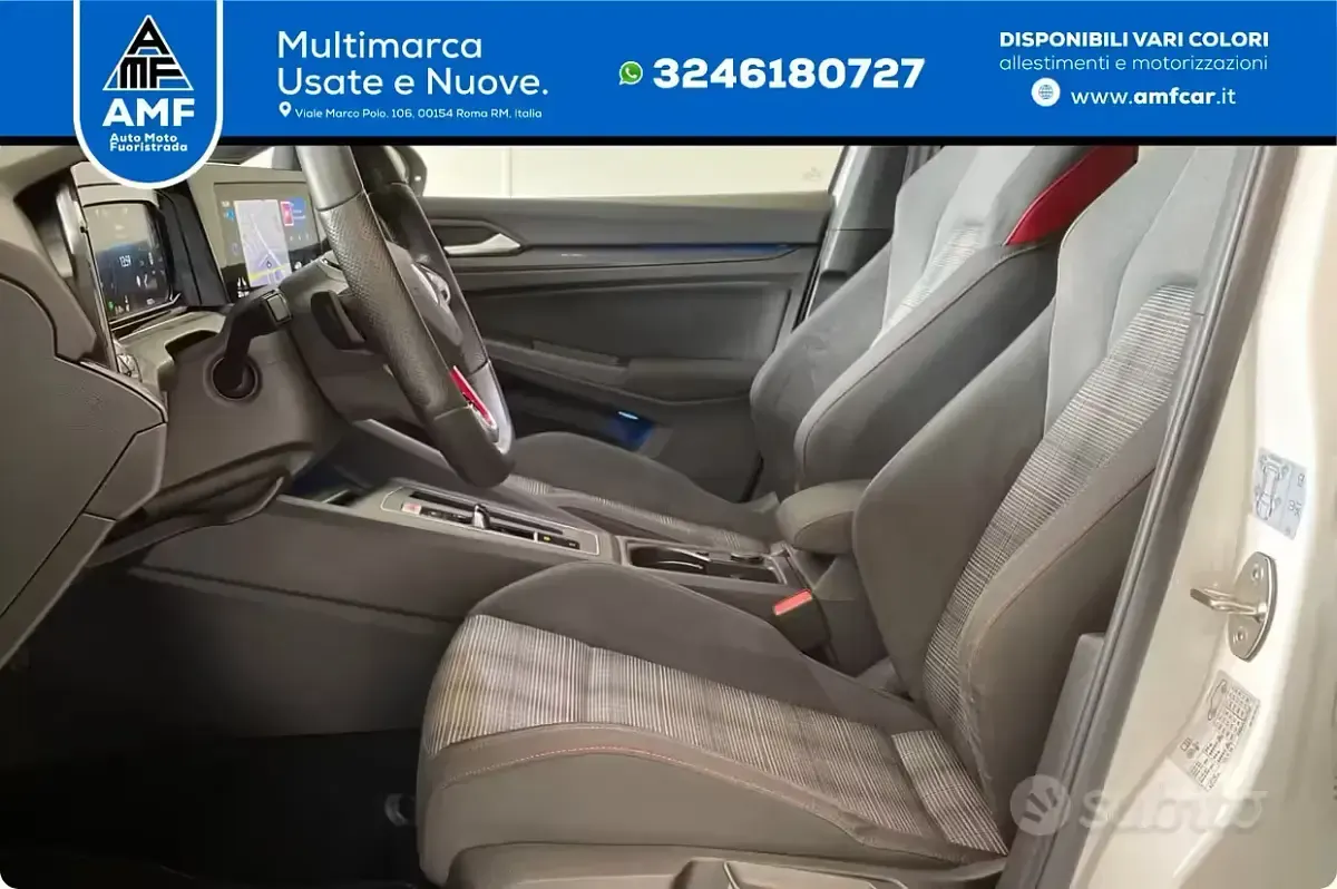 Usata VW Golf VIII GTI 245 CV (180 kW) 2021 Bianco Berlina
