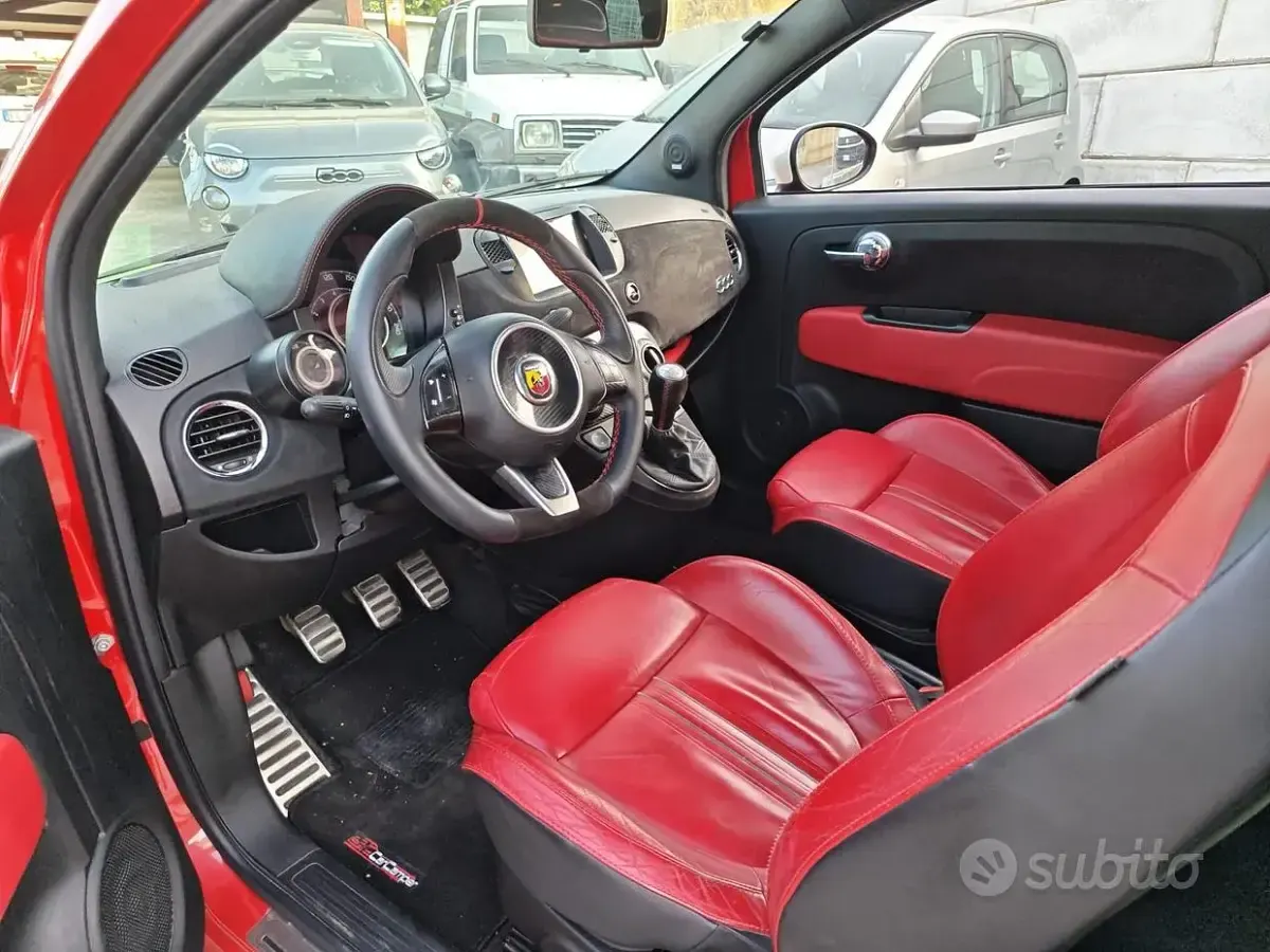 Usata Abarth 500 135 CV (99 kW) 2008 Rosso Utilitaria