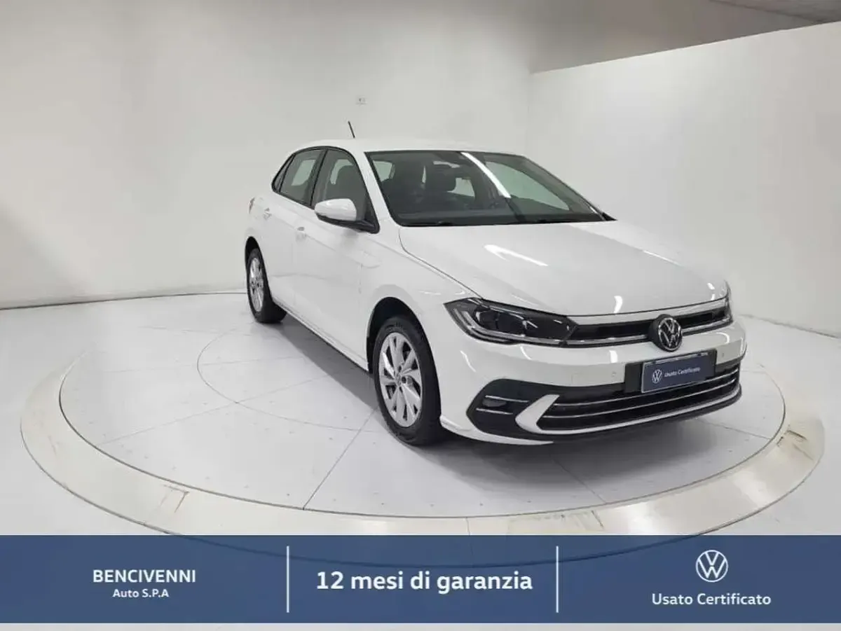 Usata VW Polo Style 95 CV (69 kW) 2022 Bianco Berlina