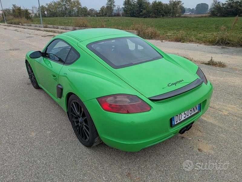 Usata Porsche Cayman 245 CV (180 kW) 2006 Verde Coupé