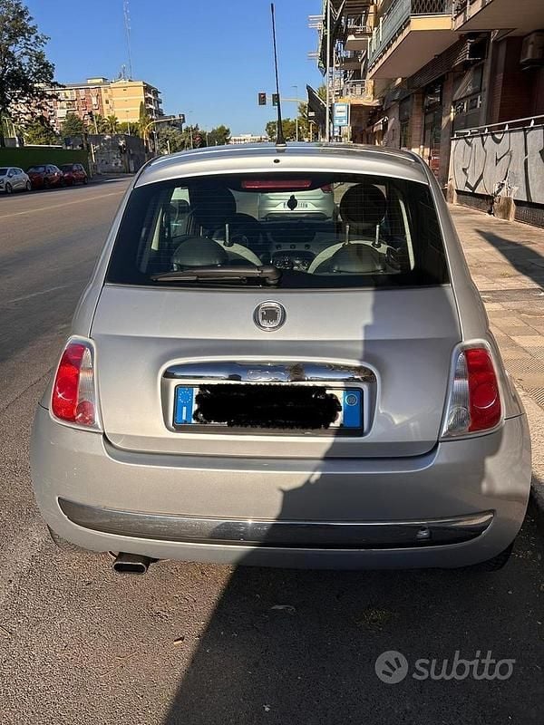 Usata Fiat 500 Lounge 75 CV (55 kW) 2009 Grigio Utilitaria