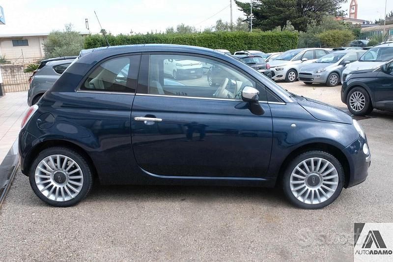 Usata Fiat 500 Lounge 75 CV (55 kW) 2008 Blu Berlina