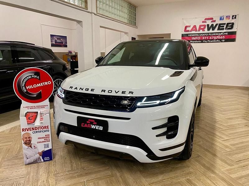 Usata Land Rover Range Rover evoque R-Dynamic 163 CV (119 kW) 2021 Bianco SUV