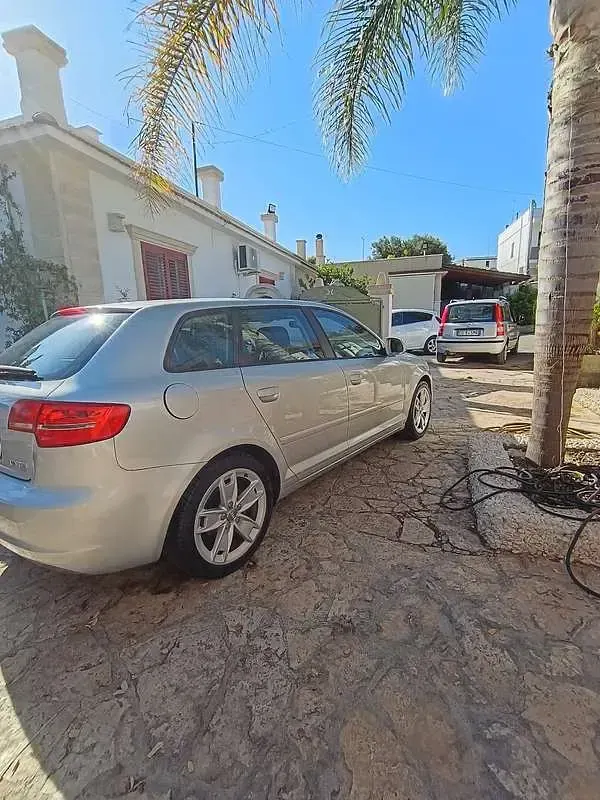 Usata Audi A3 Sportback Attraction 105 CV (77 kW) 2008 Grigio Utilitaria