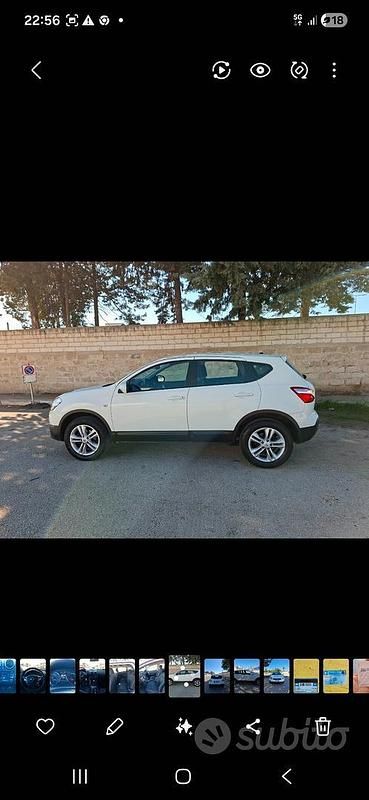 Usata Nissan Qashqai Visia 131 CV (96 kW) 2012 Bianco SUV