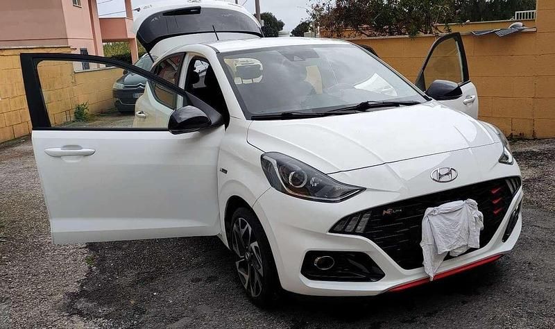 Usata Hyundai i10 N Line 101 CV (74 kW) 2020 Bianco Utilitaria