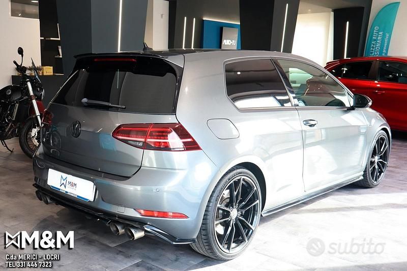 Usata VW Golf VII R 310 CV (228 kW) 2018 Grigio Berlina