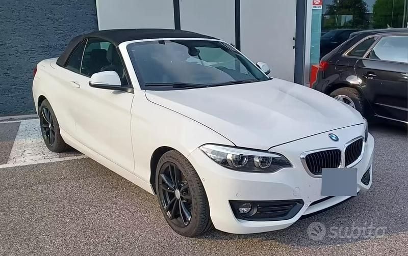 Usata BMW 220 184 CV (135 kW) 2020 Bianco Cabrio