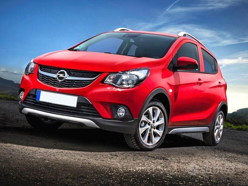 Rosso Usata 2018 Opel Karl Rocks Due volumi | 8950 € (Buon prezzo) - Immagine 1/1