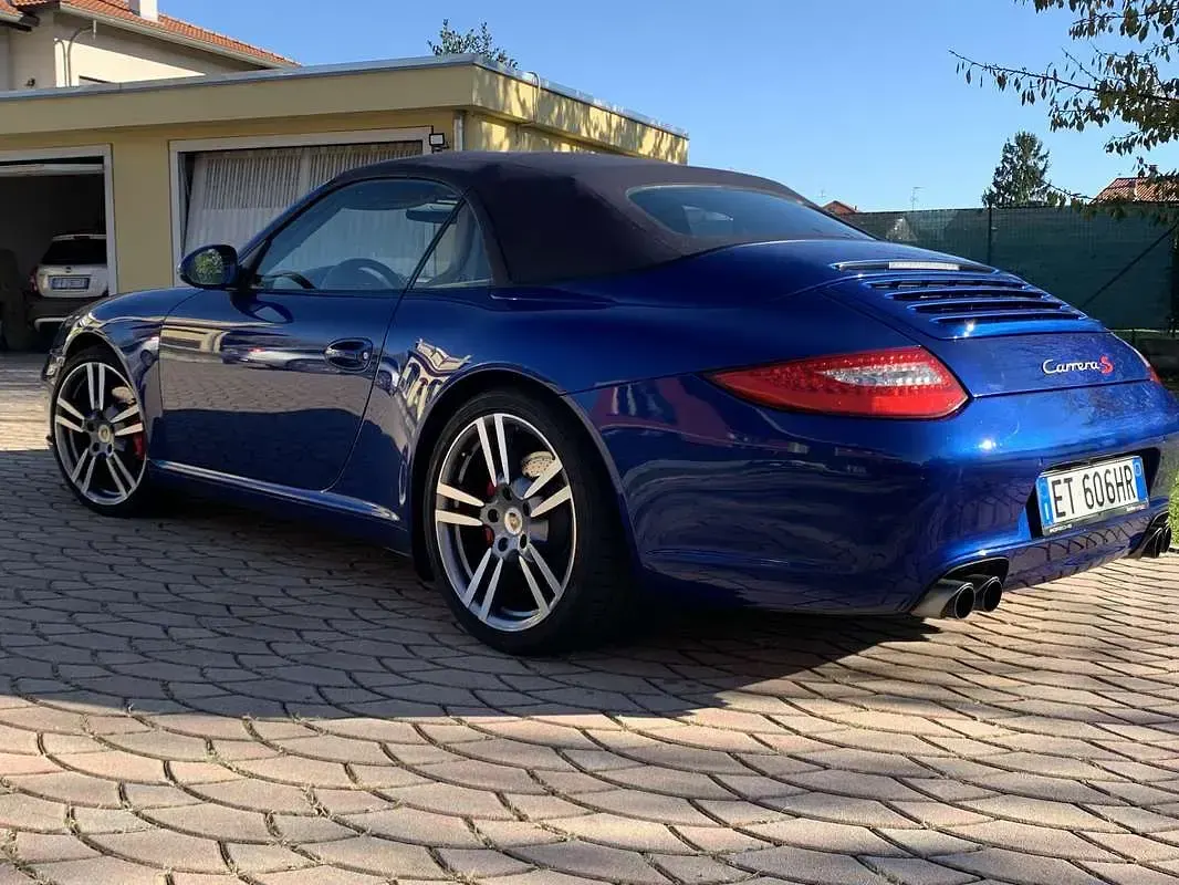Usata Porsche 911 Carrera Cabriolet 345 CV (253 kW) 2008 Blu/azzurro Cabrio