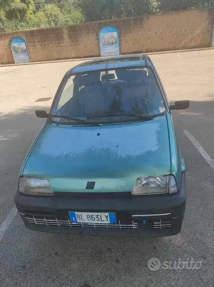 Usata Fiat Cinquecento 39 CV (28 kW) 1994 Verde Utilitaria