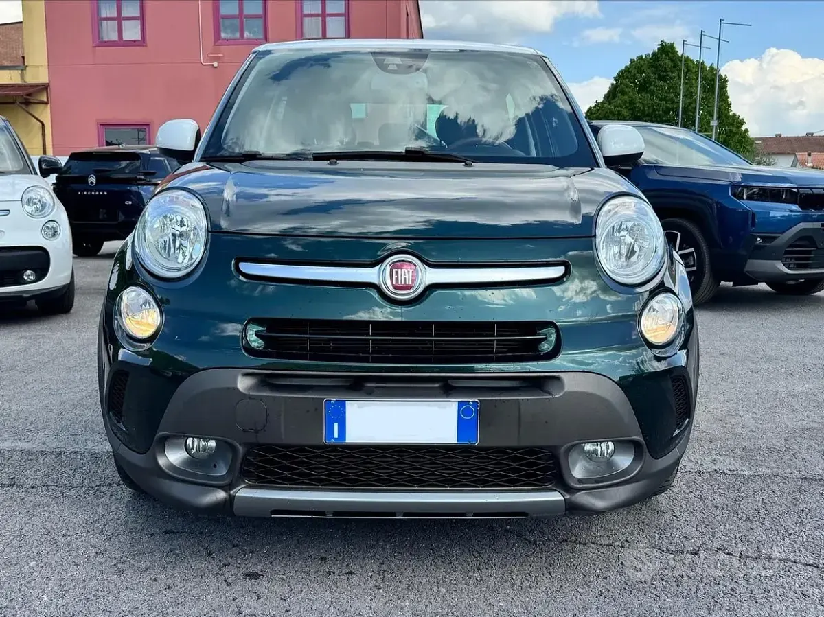 Usata Fiat 500L Trekking 105 CV (77 kW) 2014 Verde Monovolume