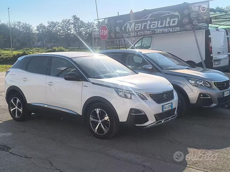 Usata Peugeot 3008 GT-line 130 CV (95 kW) 2019 Bianco SUV