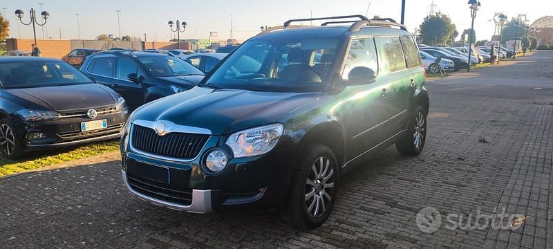 Usata Skoda Yeti Active 105 CV (77 kW) 2010 Verde SUV