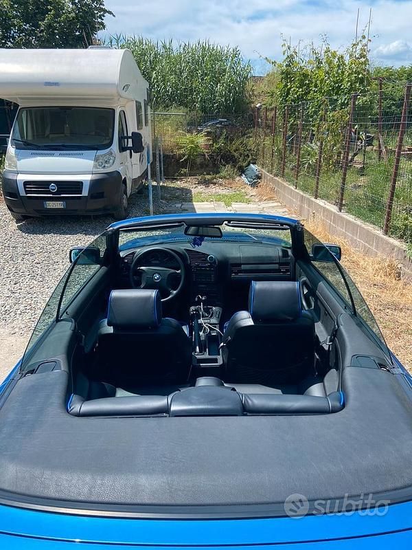 Usata BMW 318 Cabriolet 1998 Blu Cabrio