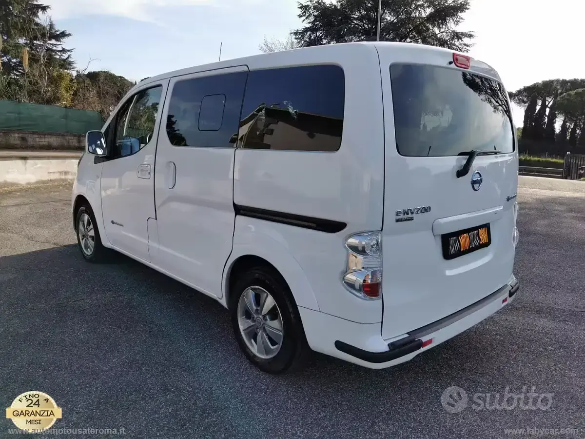 Usata Nissan e-NV200 80 kW (109 CV) 2018 Bianco Monovolume