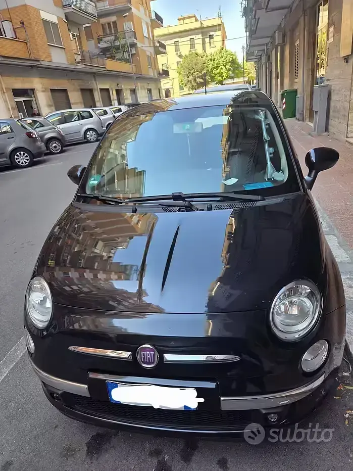 Usata Fiat 500 69 CV (50 kW) 2014 Nero Utilitaria