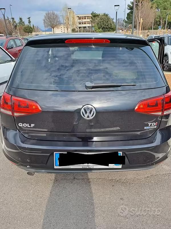 Usata VW Golf VII 110 CV (80 kW) 2012 Nero Utilitaria