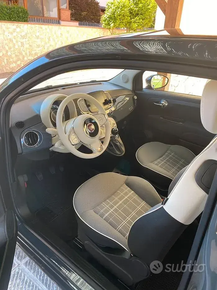 Usata Fiat 500 Lounge 69 CV (50 kW) 2020 Grigio Berlina