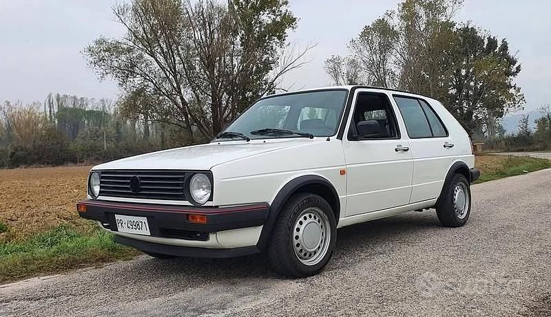 Usata VW Golf II 87 CV (63 kW) 1987 Bianco Utilitaria