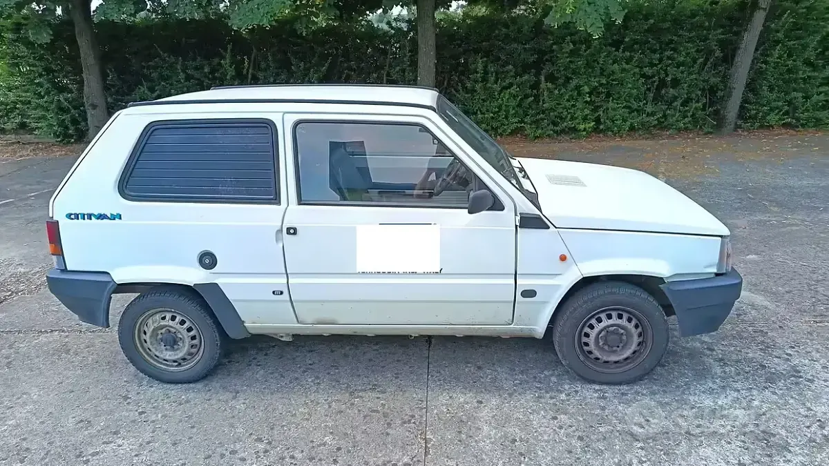 Usata Fiat Panda 45 CV (33 kW) 1999 Bianco Furgone