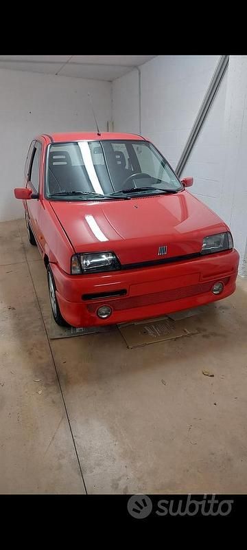 Usata Fiat Cinquecento 1996 Rosso Utilitaria