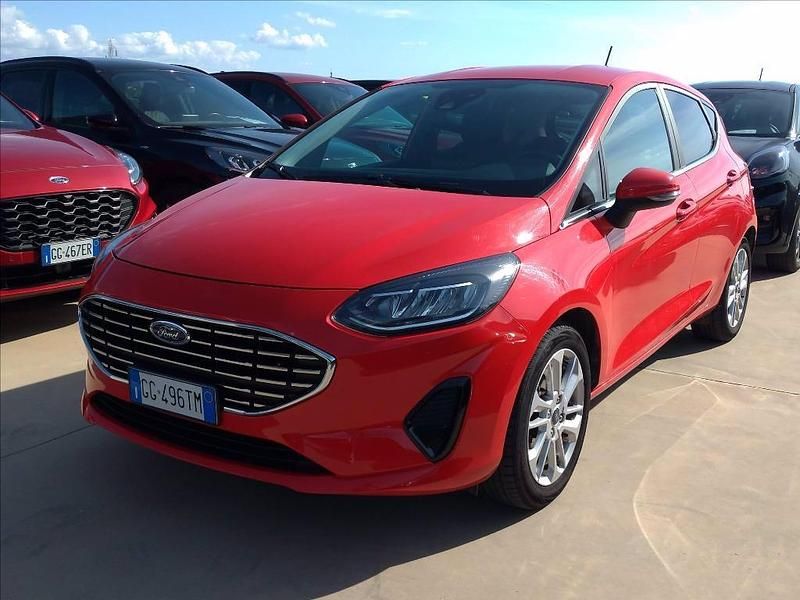 Rosso Usata 2022 Ford Fiesta Titanium Tre volumi | 14.900 € (Molto cara) - Immagine 1/4