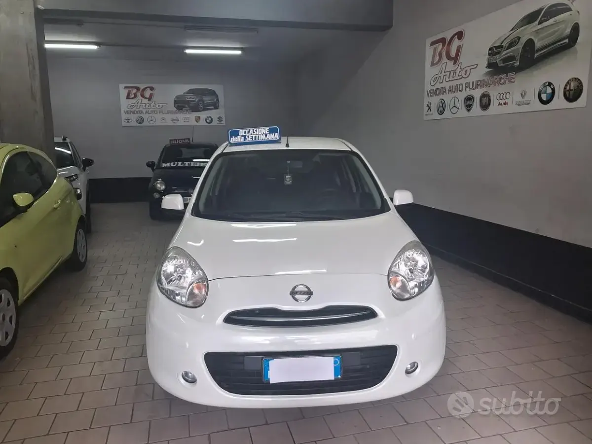 Usata Nissan Micra 80 CV (58 kW) 2012 Bianco Utilitaria