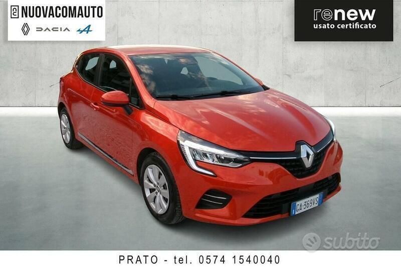 Usata Renault Clio V Zen 86 CV (63 kW) 2020 Arancione Berlina