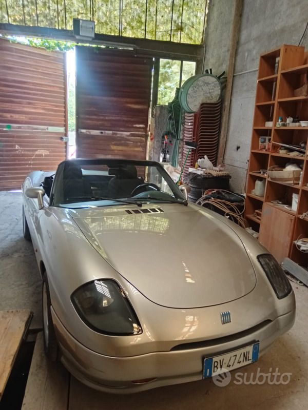Usata Fiat Barchetta 131 CV (96 kW) 2002 Grigio Cabrio