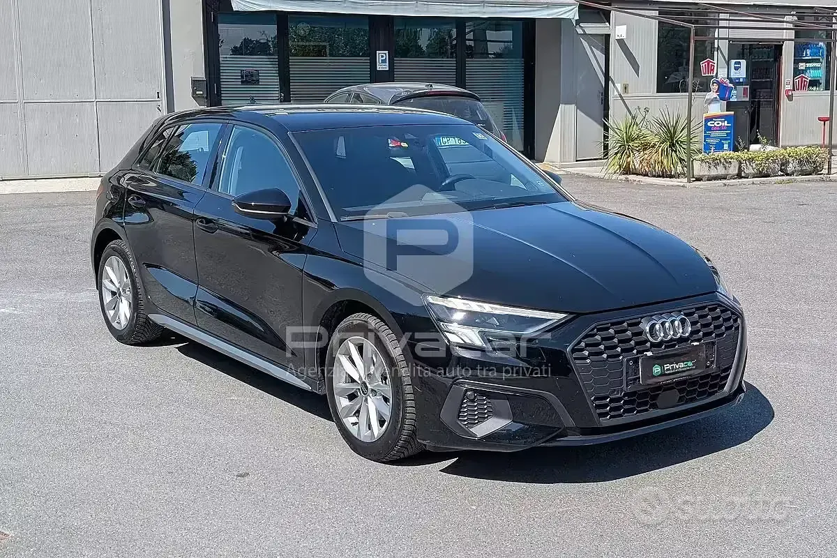 Usata Audi A3 Sportback Advanced 116 CV (85 kW) 2023 Nero Utilitaria