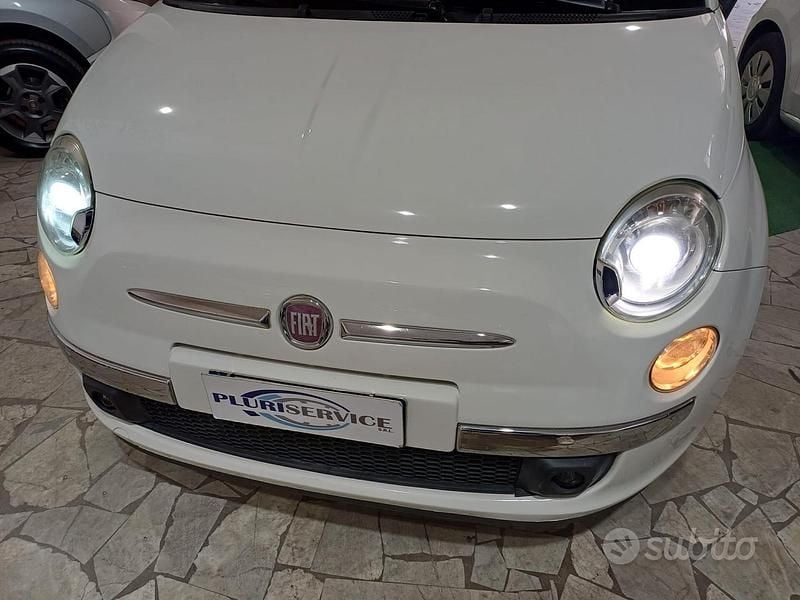 Usata Fiat 500C 95 CV (69 kW) 2011 Bianco Cabrio
