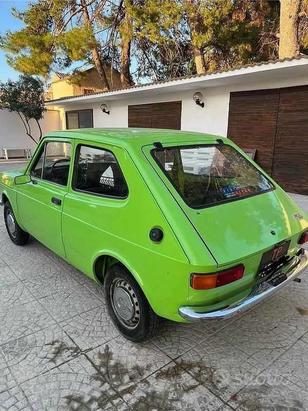 Usata Fiat 127 1970 Verde Berlina