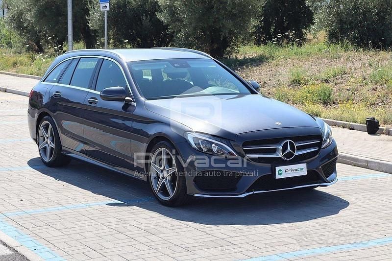 Usata Mercedes C220 Premium 170 CV (125 kW) 2016 Grigio Station wagon