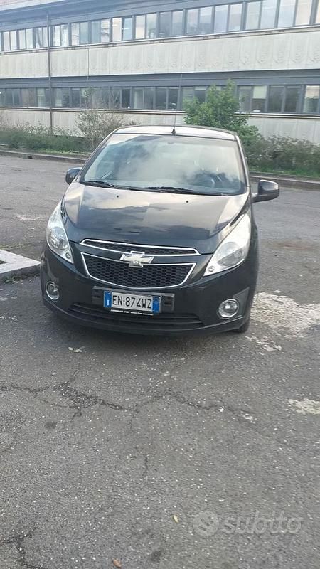 Usata Chevrolet Spark 68 CV (50 kW) 2011 Nero Utilitaria