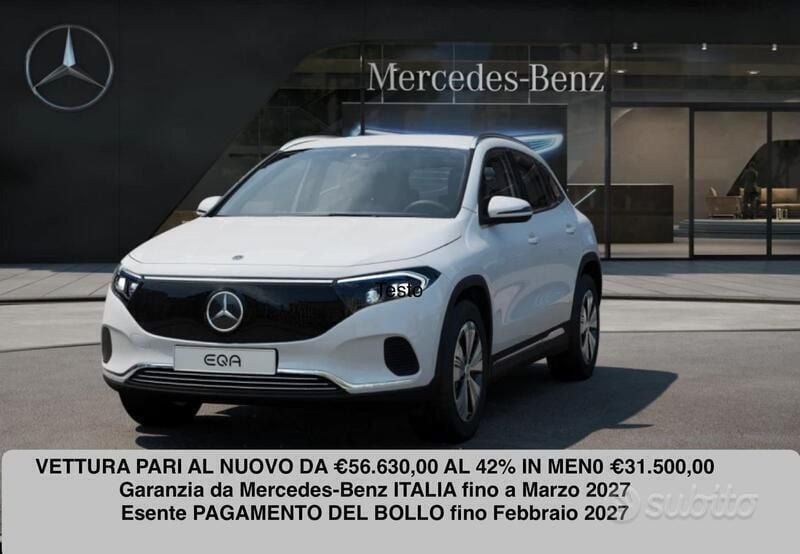 Bianco Usata 2022 Mercedes EQA250 SUV | 31.500 € (Ottimo prezzo) - Immagine 1/4