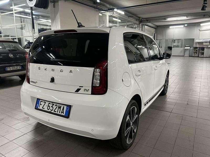 Usata Skoda Citigo-e IV Style 61 kW (83 CV) 2019 Bianco Utilitaria
