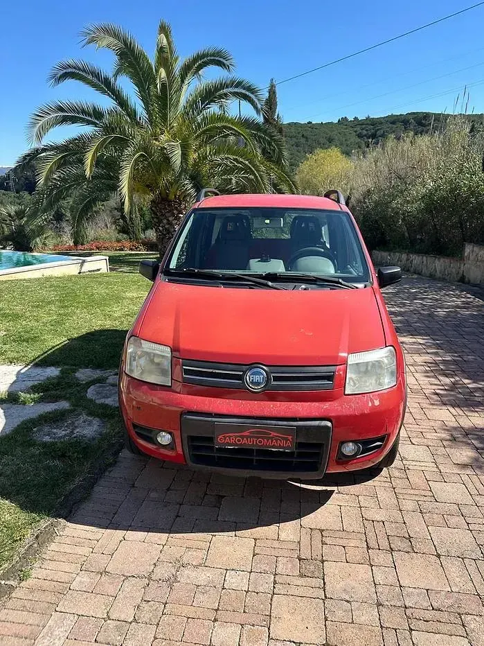 Usata Fiat Panda 4x4 Climbing 69 CV (50 kW) 2010 Rosso Utilitaria