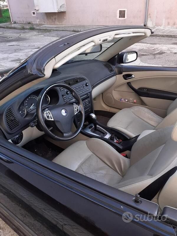 Usata Saab 9-3 Cabriolet 185 CV (136 kW) 2006 Nero Cabrio