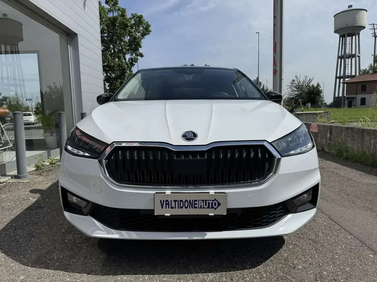 Usata Skoda Fabia Selection 95 CV (69 kW) 2025 Bianco magnolia Utilitaria