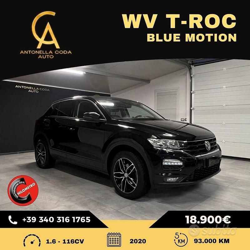Usata VW T-Roc Style 116 CV (85 kW) 2020 Nero SUV
