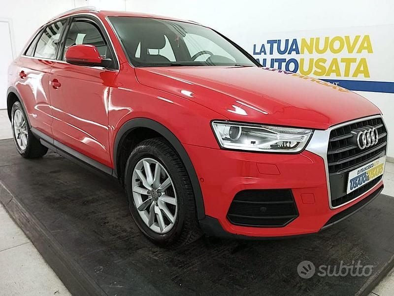 Usata Audi Q3 Business 150 CV (110 kW) 2018 Rosso metallizzato SUV