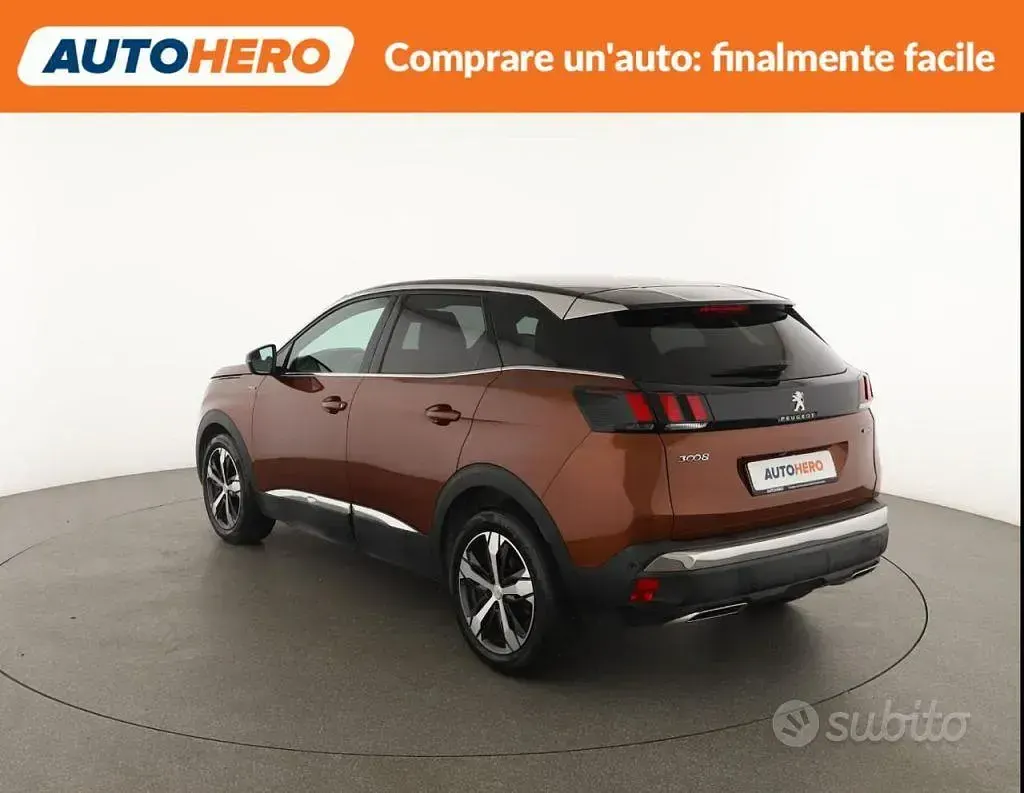 Usata Peugeot 3008 GT-line 120 CV (88 kW) 2018 Marrone SUV