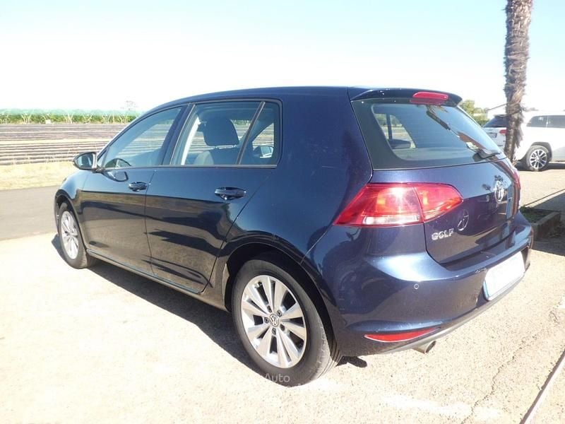 Usata VW Golf VII Highline 105 CV (77 kW) 2013 Blu Berlina