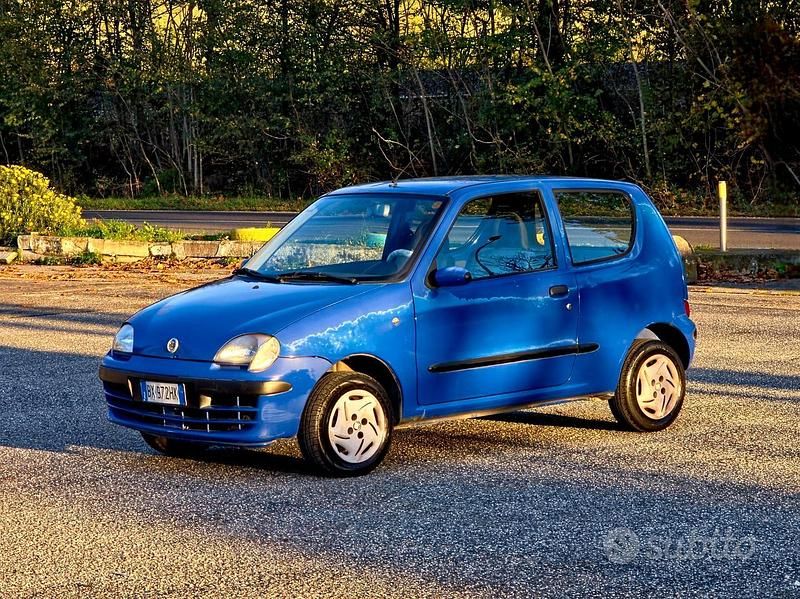 Usata Fiat Seicento 54 CV (39 kW) 2001 Blu Utilitaria